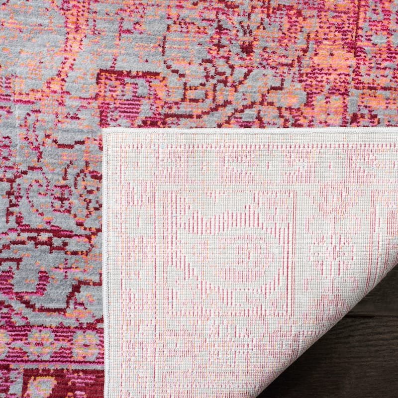 SAFAVIEH Valencia Chryssa Distressed Vintage Boho Oriental Polyester Rug