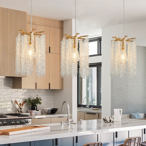 Crystal glass ceiling lights top