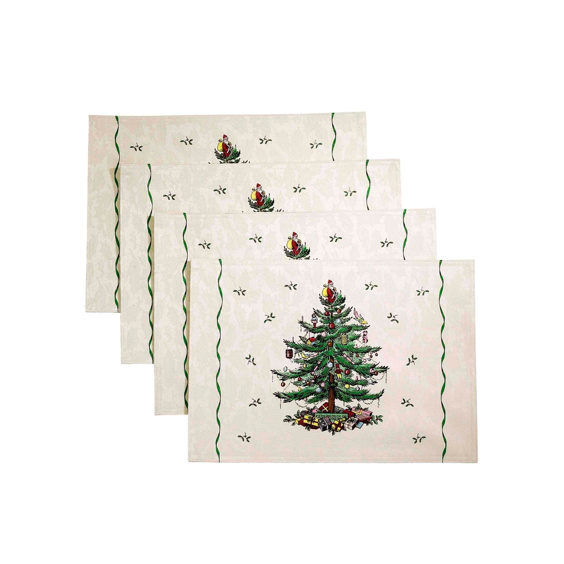 Spode® Christmas Tree Set of 4 Placemats - 13x19