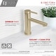 preview thumbnail 15 of 35, STYLISH Single Handle Modern Bathroom Basin Sink Faucet in Stainless Steel - Faucet Height: 6 3/8" Spout Height: 3 7/8"