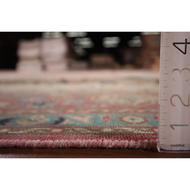 Tabriz Persian Vintage Area Rug Handmade Oriental Wool Carpet - 9'7"x 12'7"