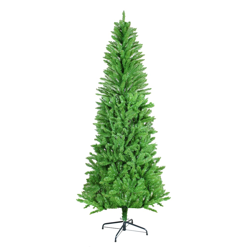 7ft Classic Pencil Christmas Tree, 84-Inch Classic Pencil-Shaped Christmas Tree