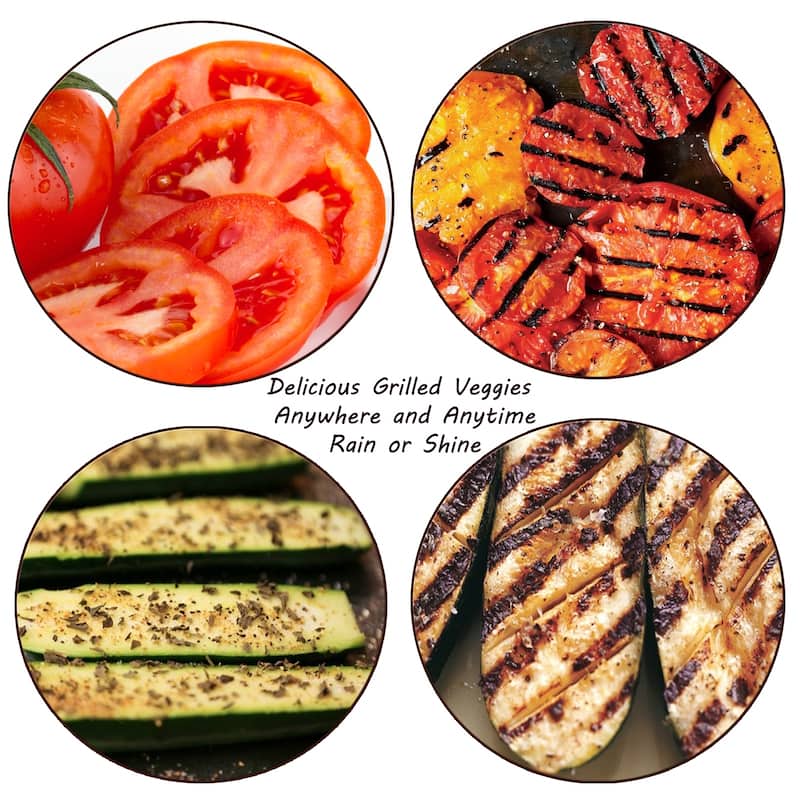 MegaChef Reversible Double Use Grill/Griddle