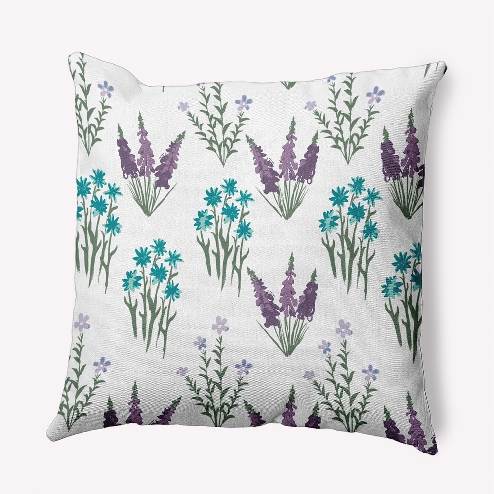 Flower Field Indoor/Outdoor Throw Pillow