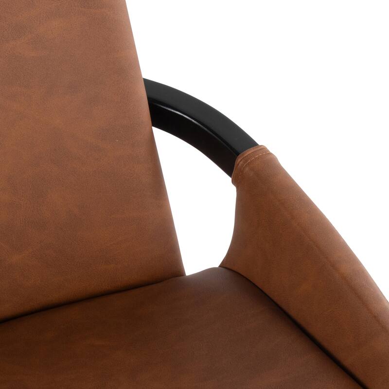 Porch & Den Pugo Contemporary Chair with Black Finish