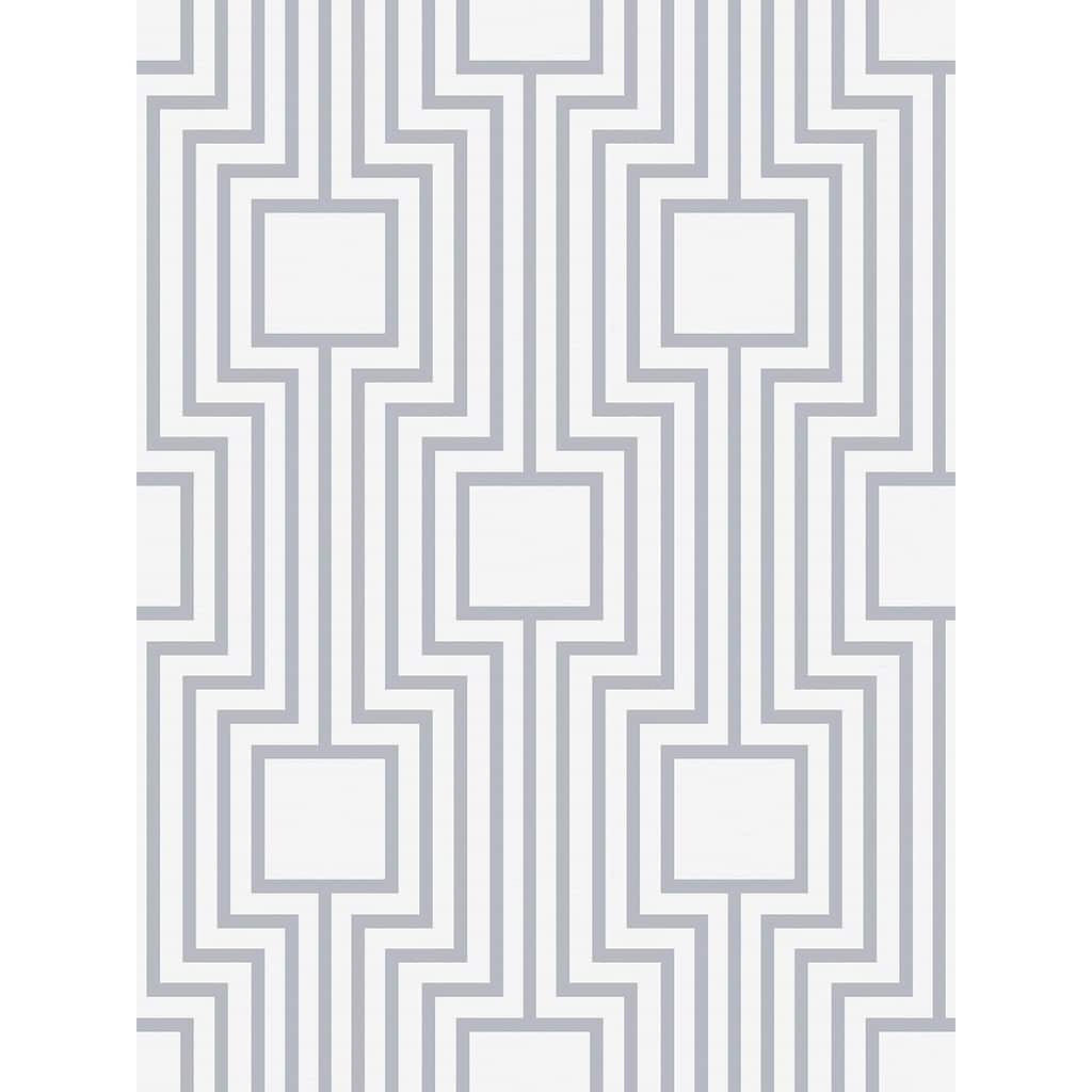 Seabrook Designs Kylea Geometric Non-Woven Unpasted Wallpaper