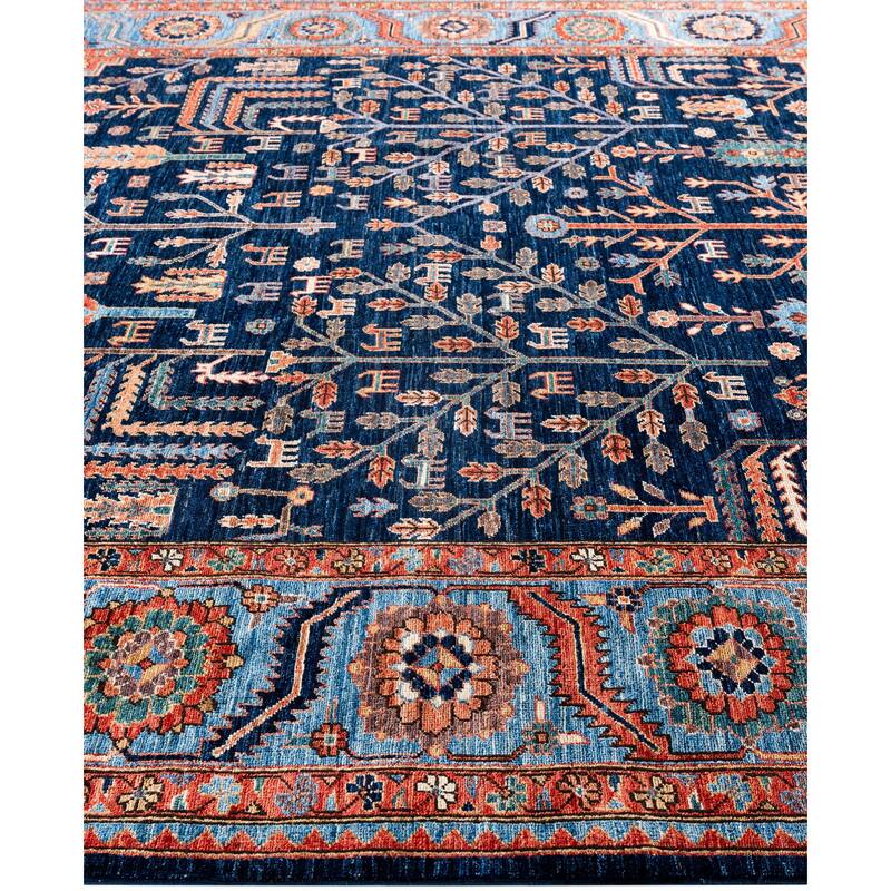 Serapi One-of-a-Kind Hand-Knotted Area Rug - Blue - 8' 3" x 9' 10"
