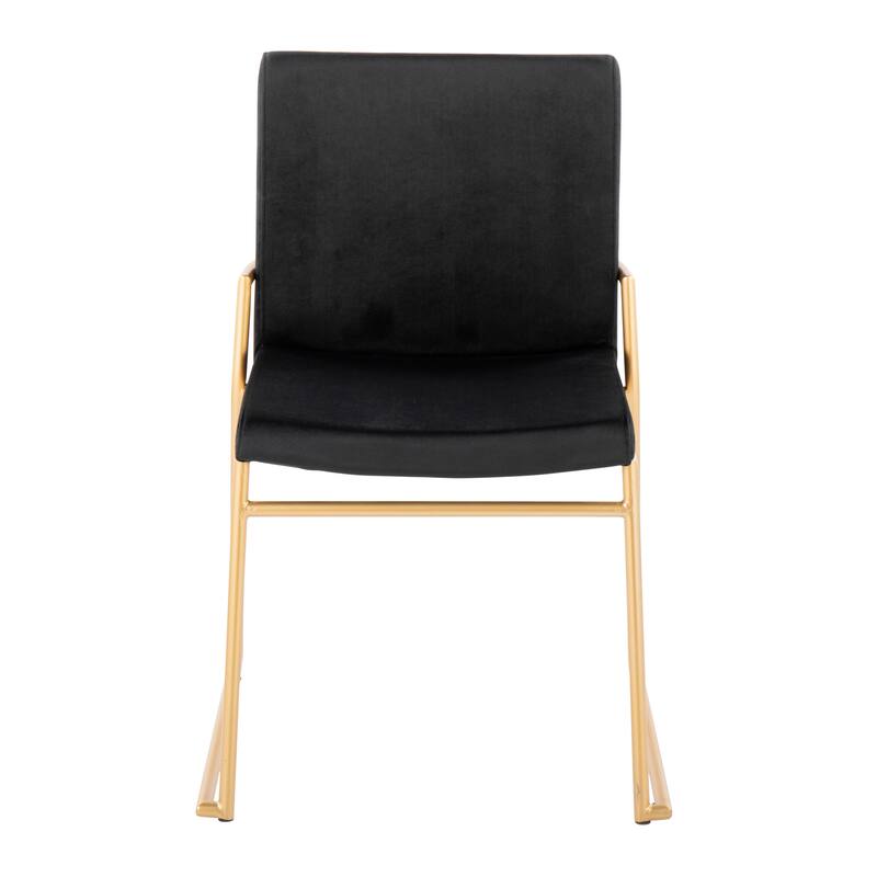 Silver Orchid Jayci Gold Metal Dining Chair (Set of 2)