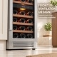 preview thumbnail 17 of 22, Ca'Lefort 15 inch 28 Bottle Built-in Dual Zone Wine Cooler Refrigerator