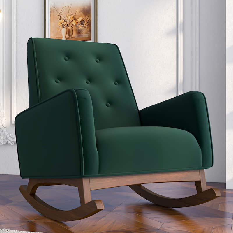 Westminister Modern Indoor Nursery Rocking Armchair for Bedroom and Livingroom
