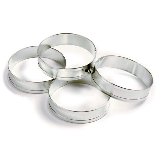 Norpro 3.5-inch Tin English Muffin Rings - Set of 4