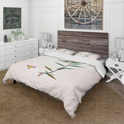 Designart 'Vintage Botanicals XIX' Farmhouse Duvet Cover Set