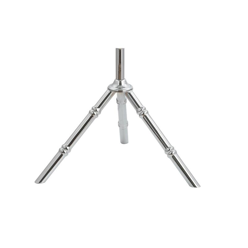 Julia 62" Metal LED End Table Floor Lamp, Chrome by JONATHAN Y - 62" H x 20.5" W x 20.5" D