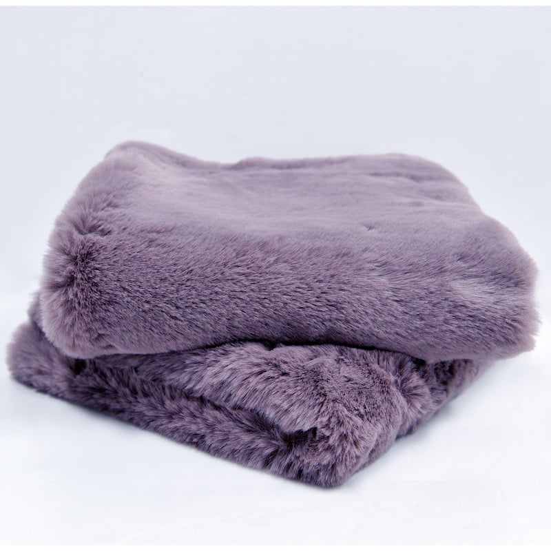 Serenta Heavy Fauxfur Pillow Shell 2 PC Set, 20''x20''