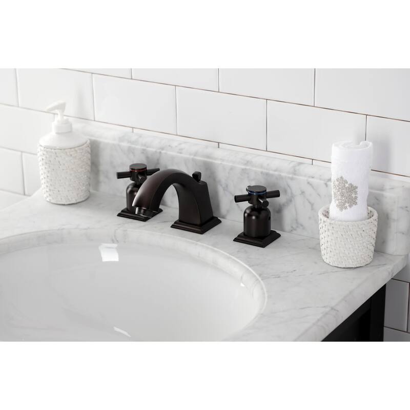 Kingston Brass Concord 1.2 GPM Widespread Bathroom Faucet with Pop-Up