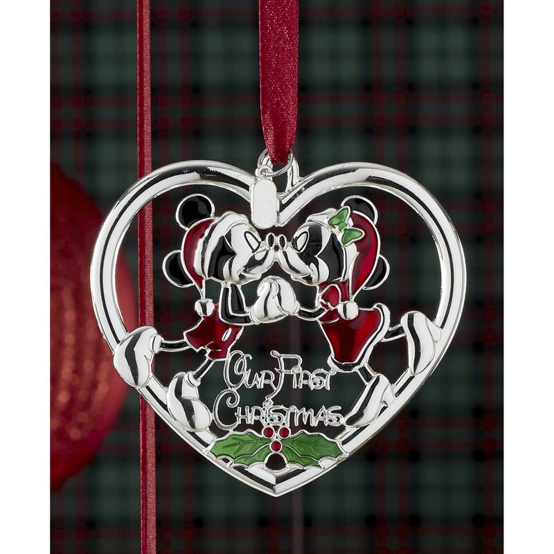 Lenox 2025 Our 1st Christmas Mickey & Minnie Mouse Ornament