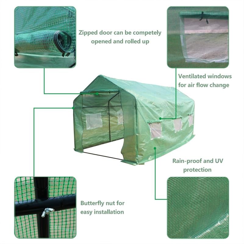 Plant Gardening Spiked Greenhouse Tent