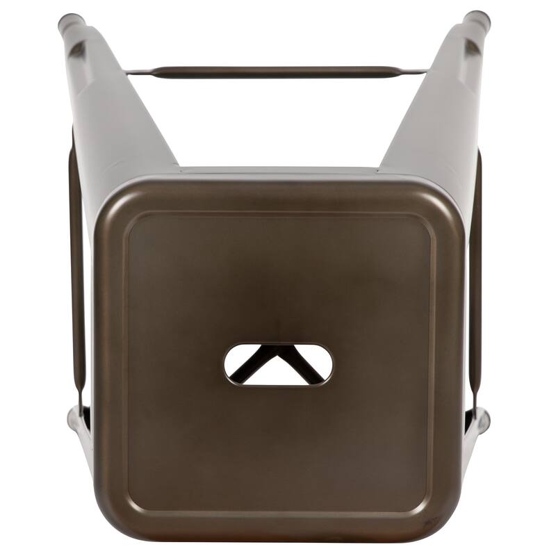 Metal 30-inch High Indoor Stackable Bar Stool (Set of 4)