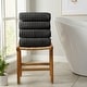 preview thumbnail 94 of 150, Linery & Co. Combed Cotton Bath Towel Set Bath Towel (Pack of 4) - Midnight Grey