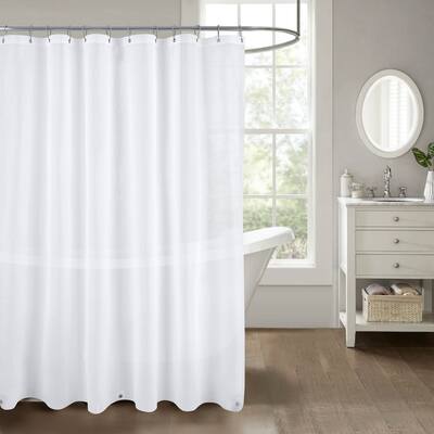 Dots Embossed Peva Shower Curtain Liner Embossed with Magnets