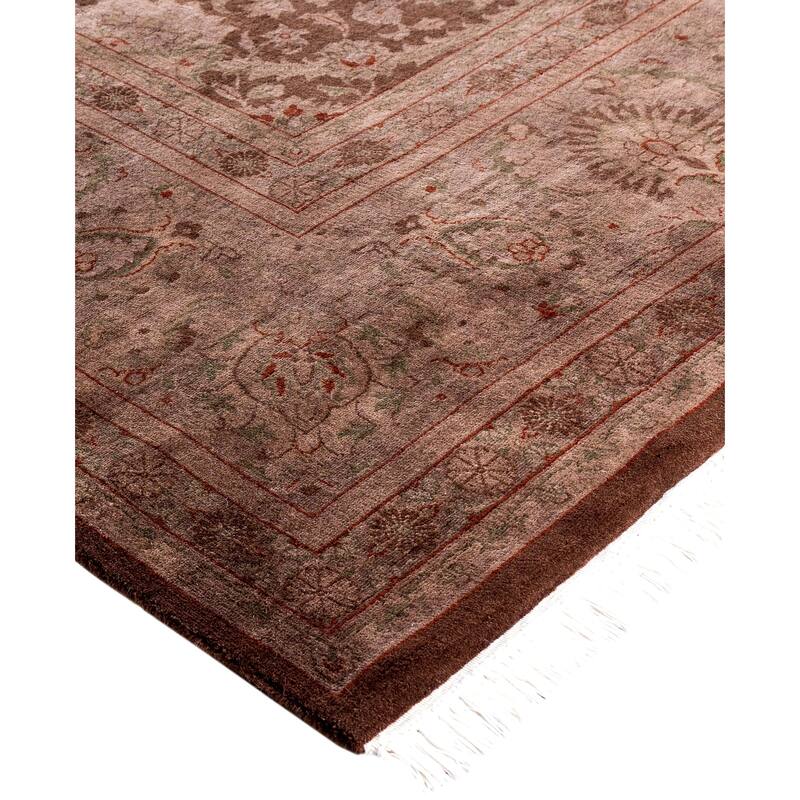 Overdyed One-of-a-Kind Hand-Knotted Area Rug - Brown - 8' 2" x 10' 5"