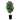5' Ficus Artificial Tree in Black Metal Planter - 15"