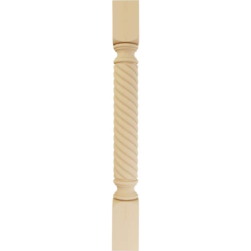 3 3/4"W x 3 3/4"D x 35 1/2"H Hamilton Rope Cabinet Column