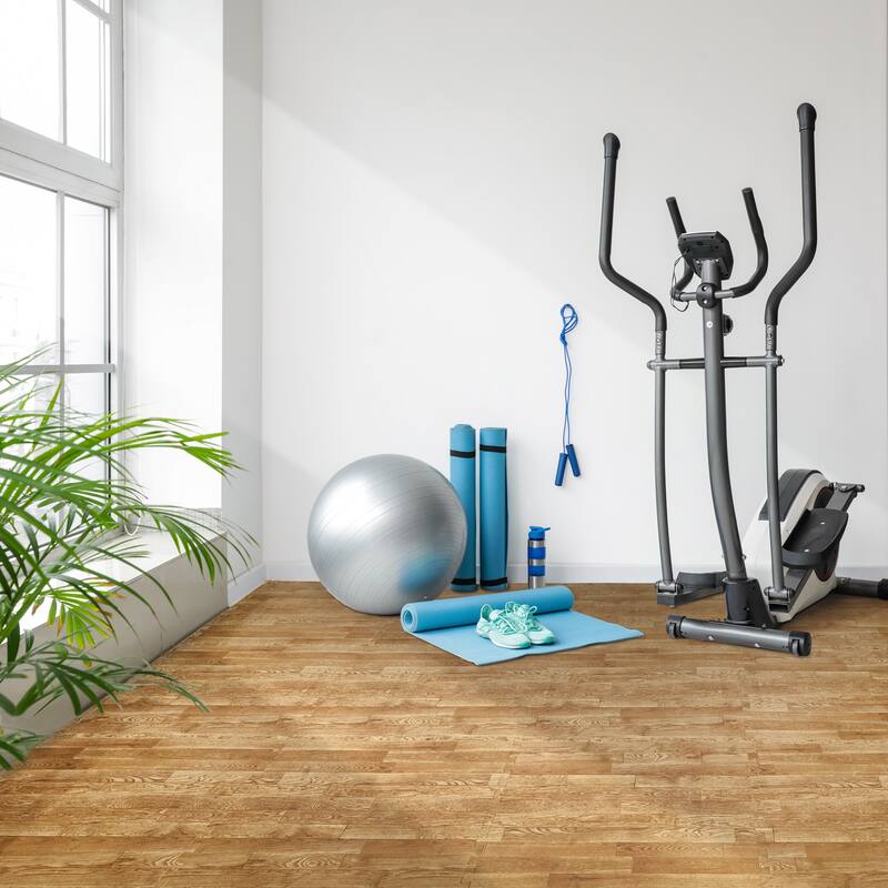 Sorbus 120 Sq. Ft. Wood Grain Floor Tiles Foam Mat EVA Interlocking Mats Tile 3/8-Inch Thick Flooring Wood Puzzle Exercise Mats