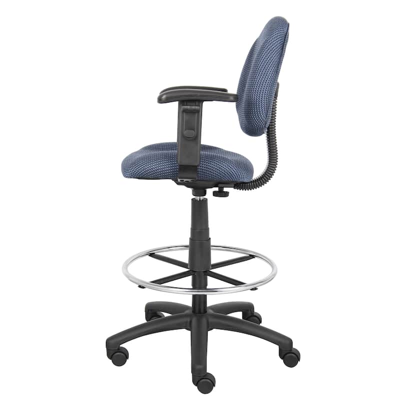 Boss Contoured Comfort Drafting Chair with Arms