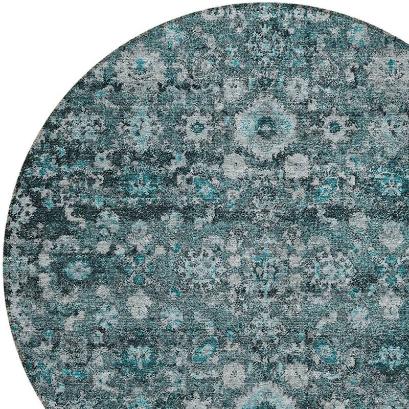 HomeRoots Oriental Traditional Rectangle Outdoor Rug