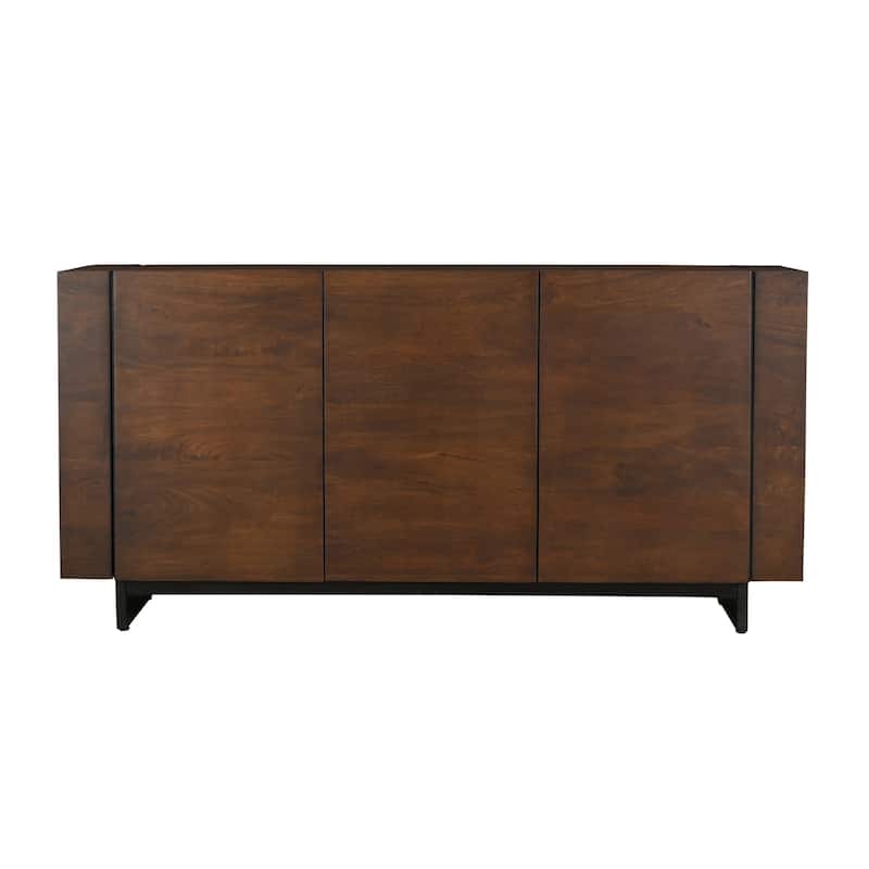 Quinn Contemporary Hardwood Storage Sideboard by Sevita - 70" W x 18" D x 34" H