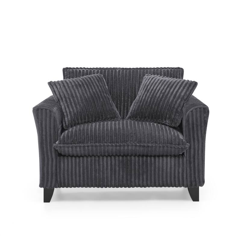 Lazy Sofa Chair, Comfortable Single-person Sofa Chair, with a Backrest and Soft seat Cushion, Having Armrests on Both Sides
