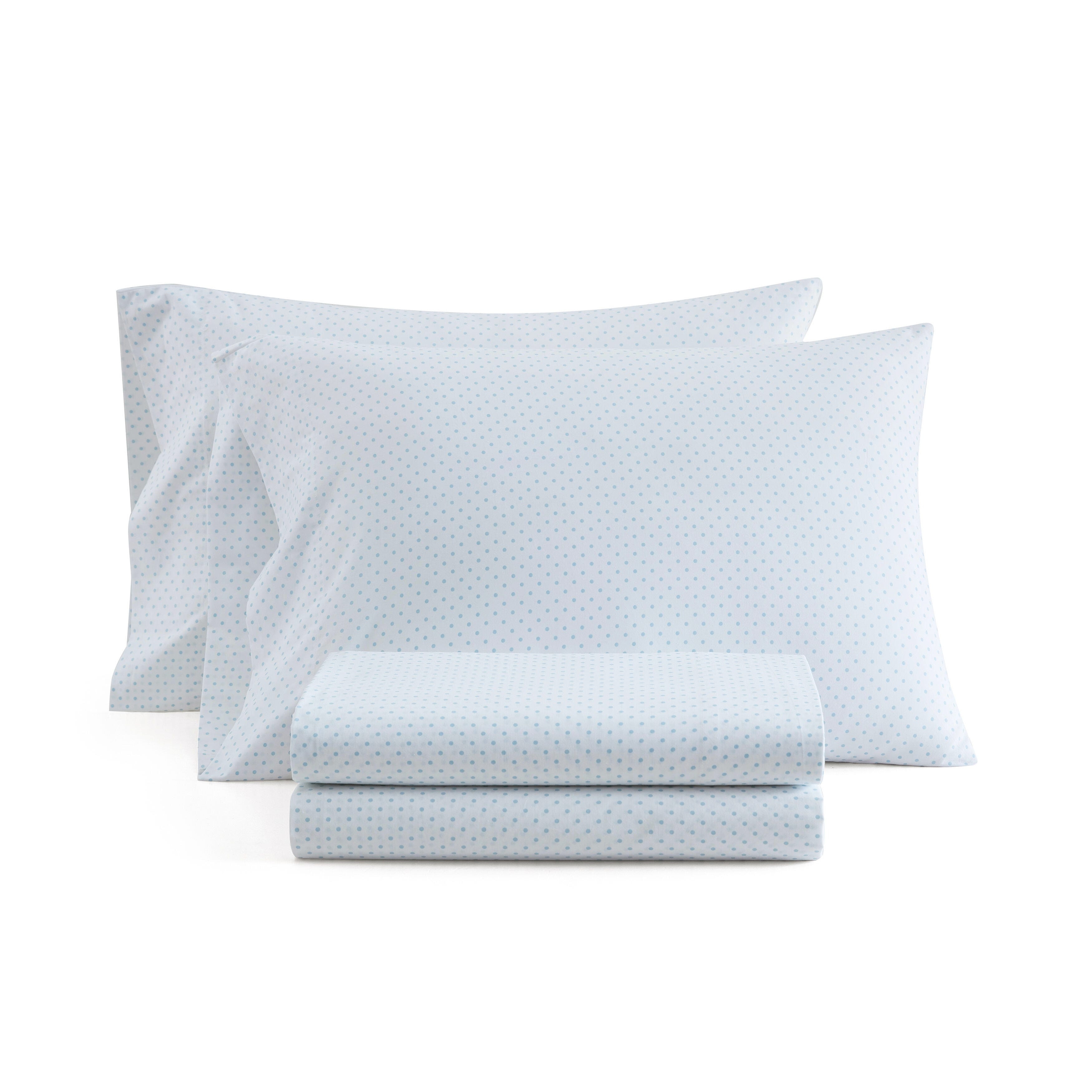 Martha Stewart Printed Cotton Percale Sheet Set