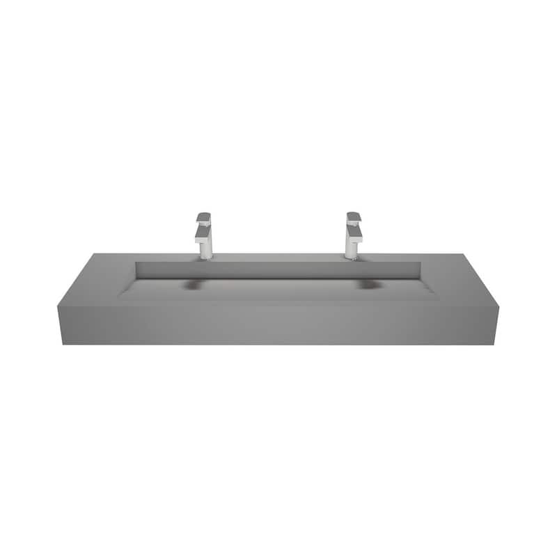 Audrey 36" - 72" Solid Surface Bathroom Vanity Top