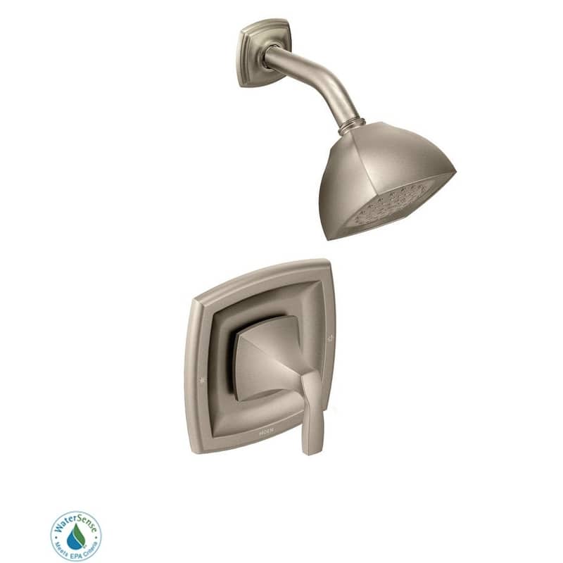 Moen Voss Single Handle Posi-Temp Pressure Balanced Shower Trim with - Brushed Nickel
