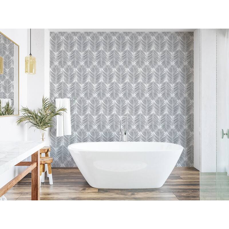 NextWall Paradise Palm Peel-and-Stick Wallpaper