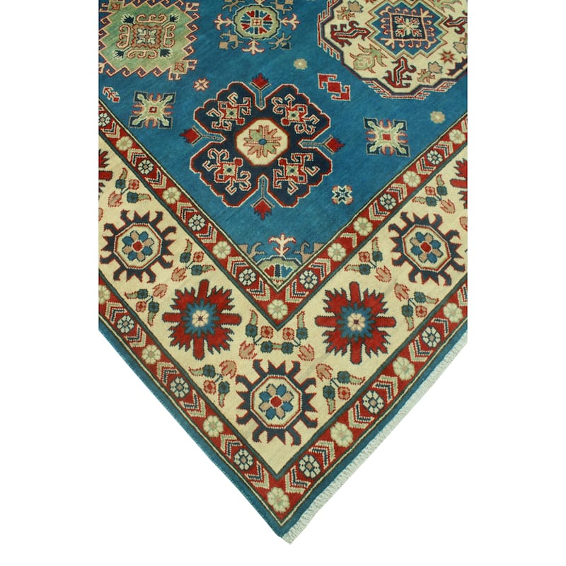 Noori Rug Kazak Ender Blue/Ivory Rug - 8'4" x 11'9"