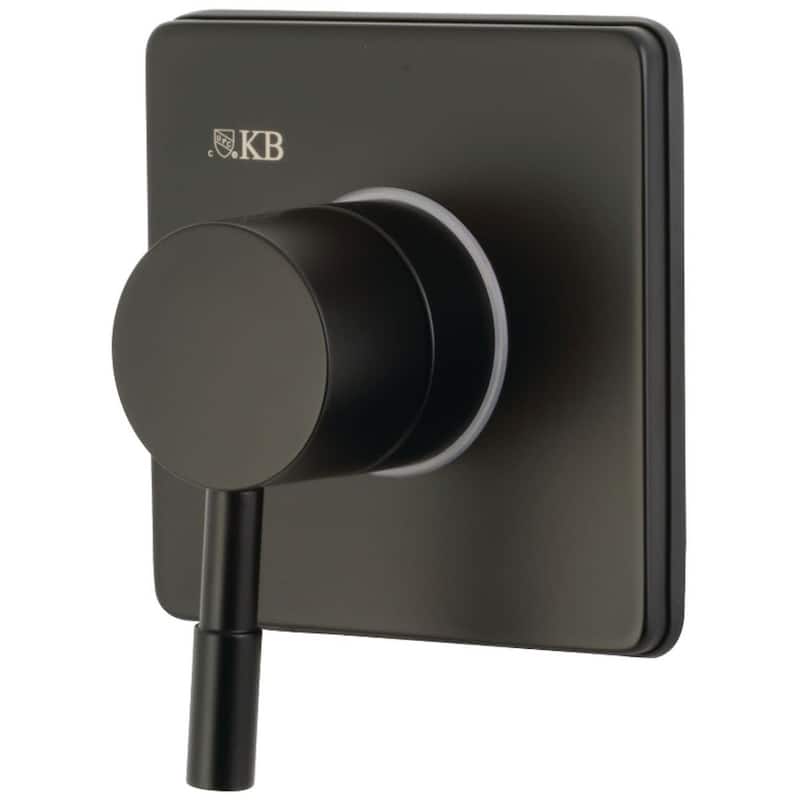 Kingston Brass Concord Single Handle 3 Function Diverter Valve Trim - Matte Black