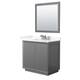Option Dark Gray / Giotto Quartz Top / Brushed Nickel