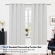 preview thumbnail 9 of 14, Deconovo 1 Inch Adjustable Curtain Rods for Window Steel Tube