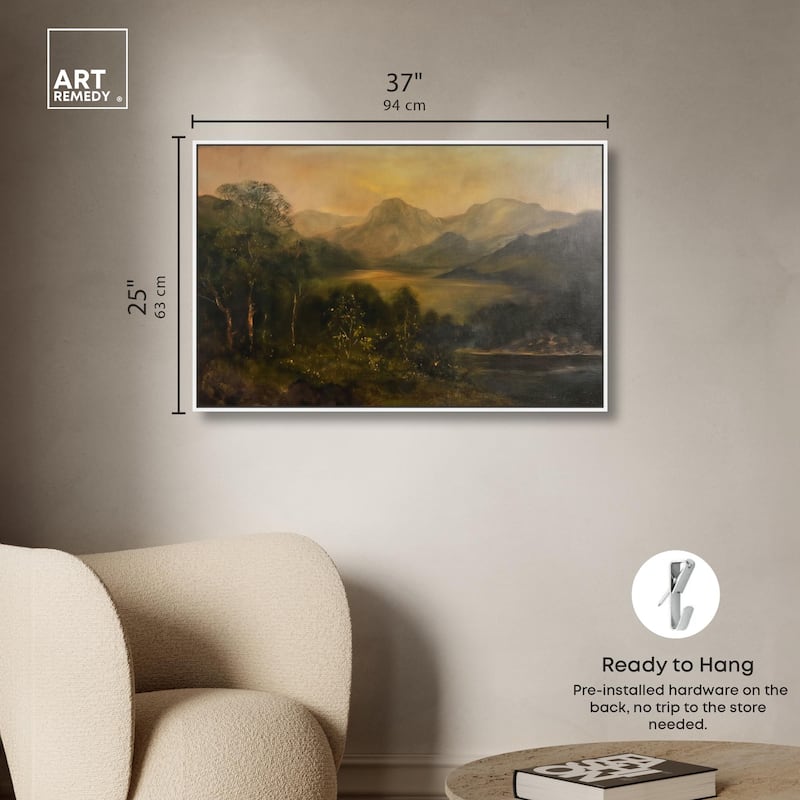 Highland Hues Canvas by Art Remedy