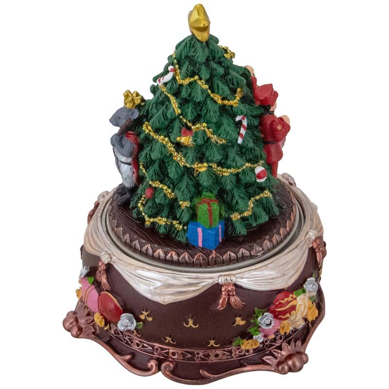 6.25" Musical Nutcracker and Ballerina Christmas Decoration
