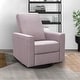 preview thumbnail 3 of 8, Abbyson Hampton Nursery Swivel Glider Recliner Chair Taupe