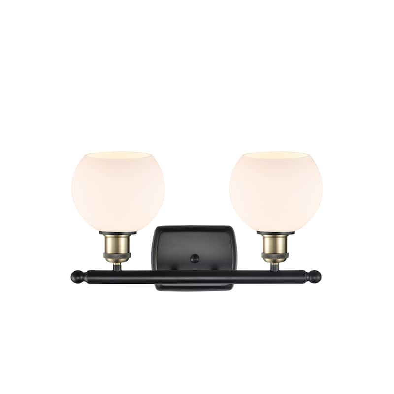 Innovations Lighting 516-2W-10-16 Athens Vanity Athens 2 Light 16"
