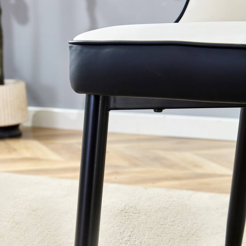 Modern PU Leather Dining Chair ,Set of 2