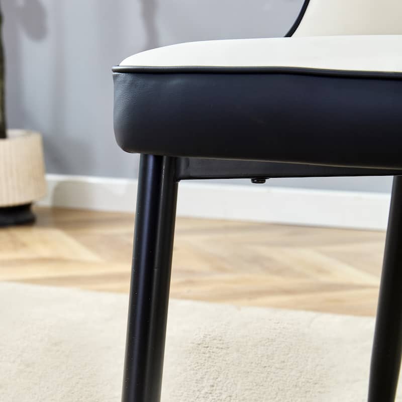 Modern PU Leather Dining Chair ,Set of 4