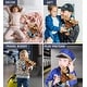 preview thumbnail 3 of 4, DolliBu Brown Sitting Moose Police Officer Plush Toy with Cop Uniform - 10 inches