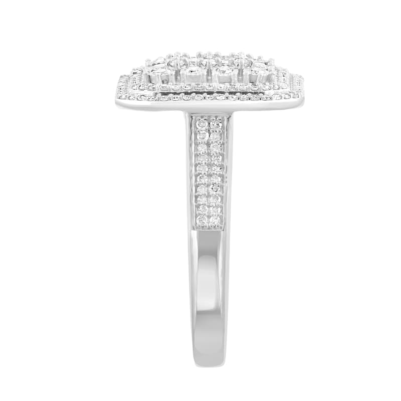 Effy 925 Sterling Silver Diamond Ring