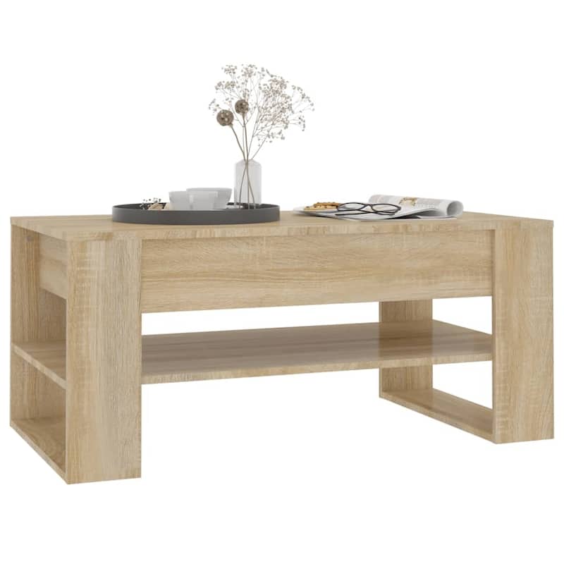 vidaXL Coffee Table multicolor 40.2"x21.7"x17.7" Engineered Wood