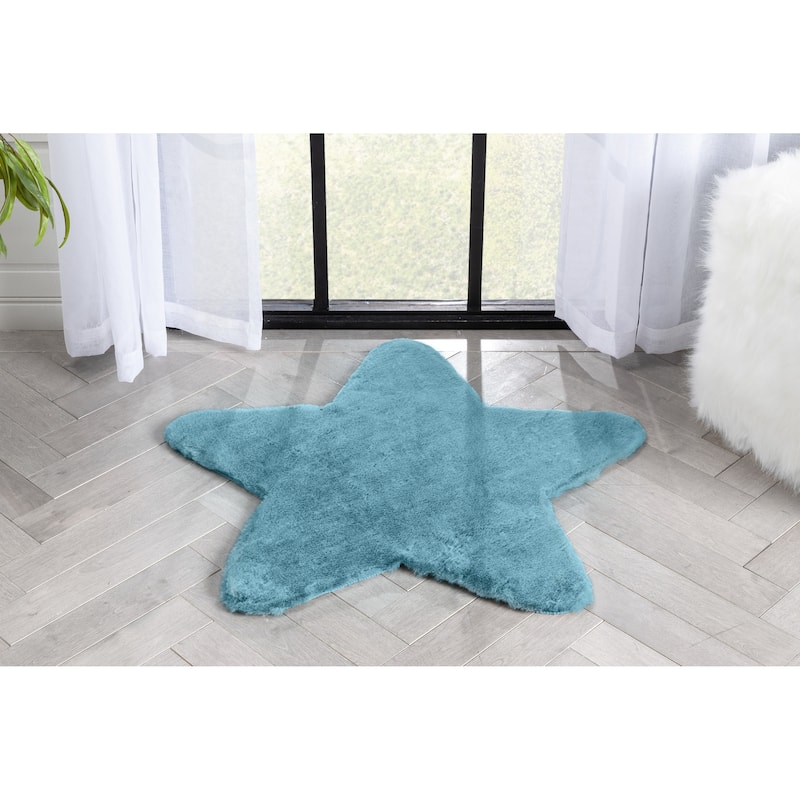 Well Woven Opal Crest Plush Glam Modern Area Rug